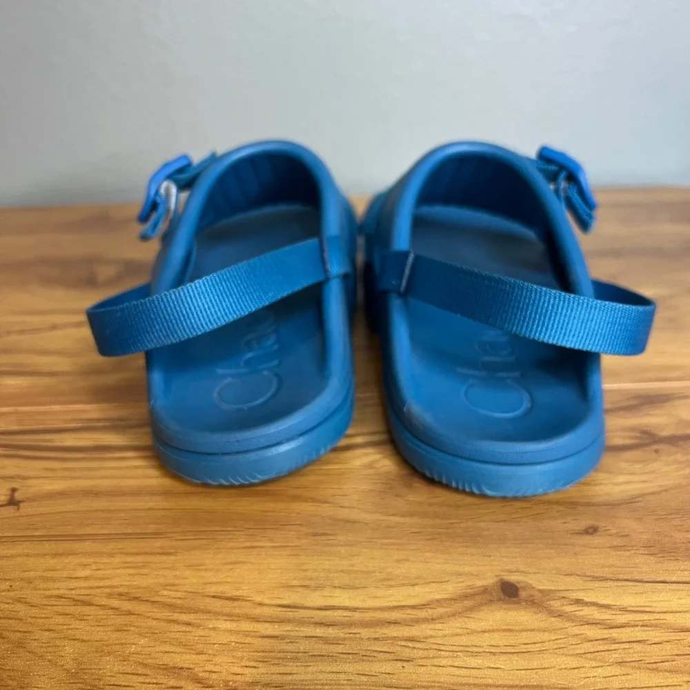Chaco Chillos Sport Sandals Kids Size‎ 3 Ocean Blue Adjustable Strap Water Shoes